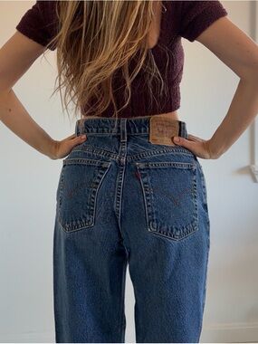 VTG Levi's Women's High-Rise Straight Jeans - Blue Denim Sz 10